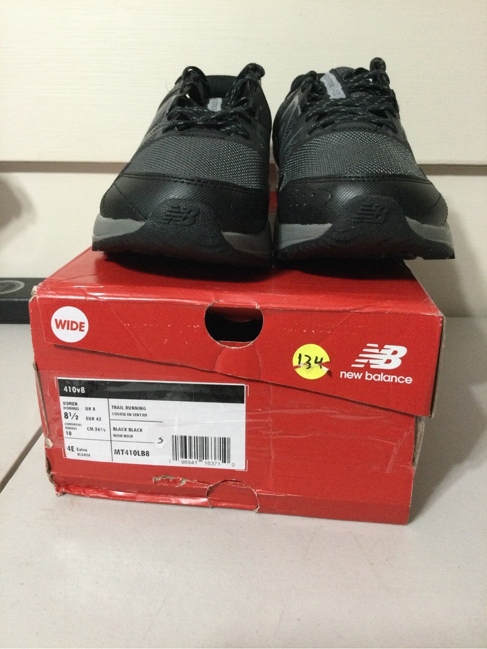 New Balance Men's Black Trail Running Shoes